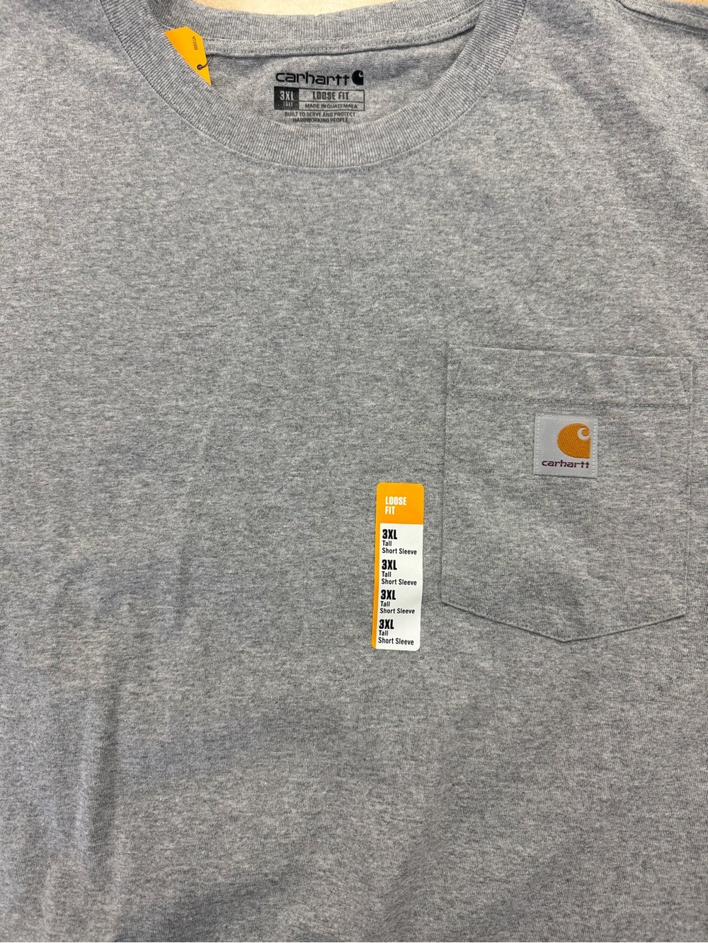 Carhartt Gray Heavyweight Pocket Tee with Tag